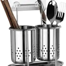 Емкость для палочек для еды из нержавеющей стали контейнер для палочек для еды ведро Творческая кухня стеллажи для дома палочки со сливными отверстиями палочки для еды