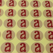 1000 шт./лот Диаметр 3 см пользовательские Стикеры этикетки логотип печать настроить этикетки