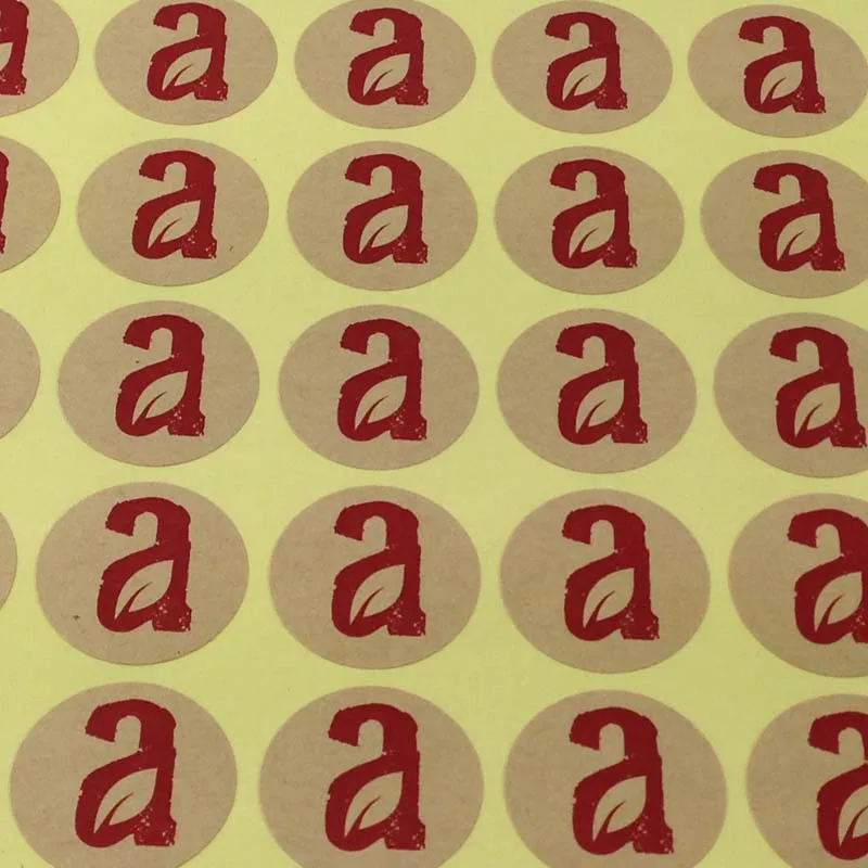 1000pcs/lot Diameter 3cm Custom Sticker Labels Custom logo Printing Customize Adhesive Label-in ...