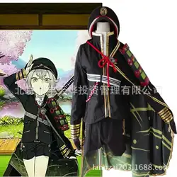 Косплей хотарумару костюм "Touken Ranbu-ONLINE" одежда полный комплект и парик с броней шляпа носки плащ полиэстер