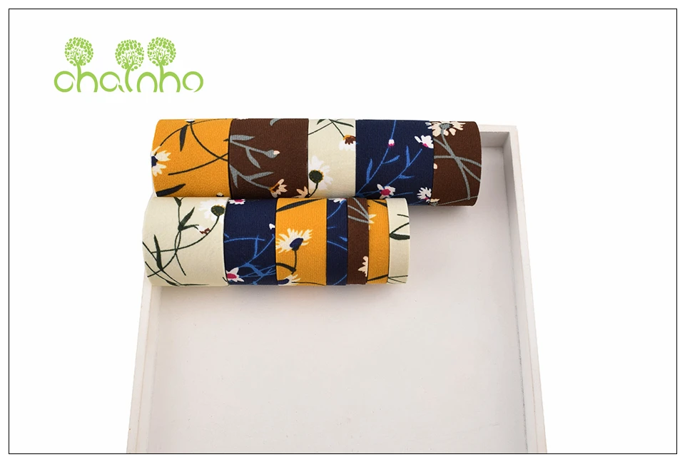 Chainho, 12 ярдов/партия, Цветочный набор из хлопковой ленты для поделок ручной работы, подарочная упаковка, аксессуары для волос для упаковки свадебных материалов