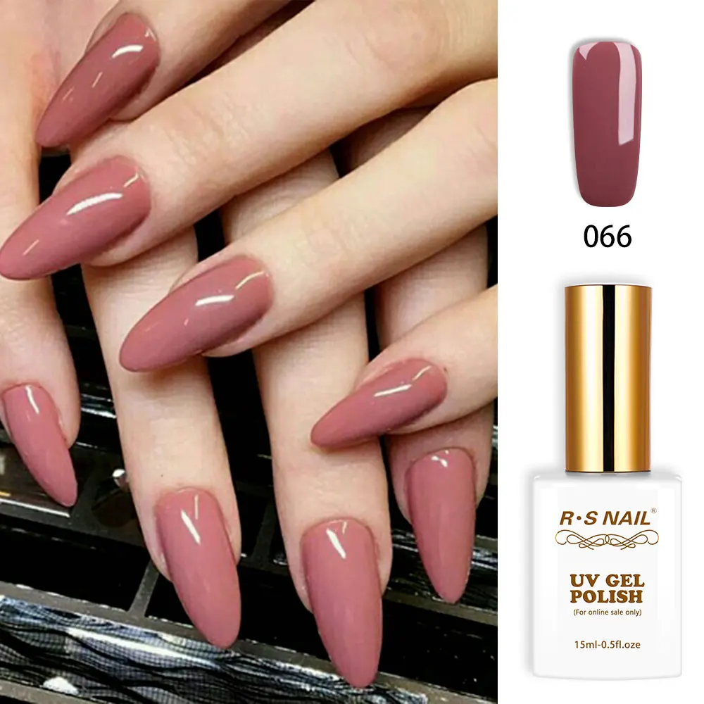  RS Nail 15ml uv led gel varnish No.066 nail design gel nail polish gel lacquer vernis semi permanan