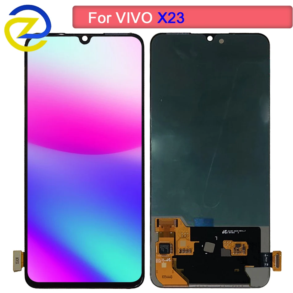 

Amoled 6.41"For Vivo X23 LCD Display Touch Screen Digitizer Assembly Replacement parts 100% tested For VIVO X23 X23A LCD
