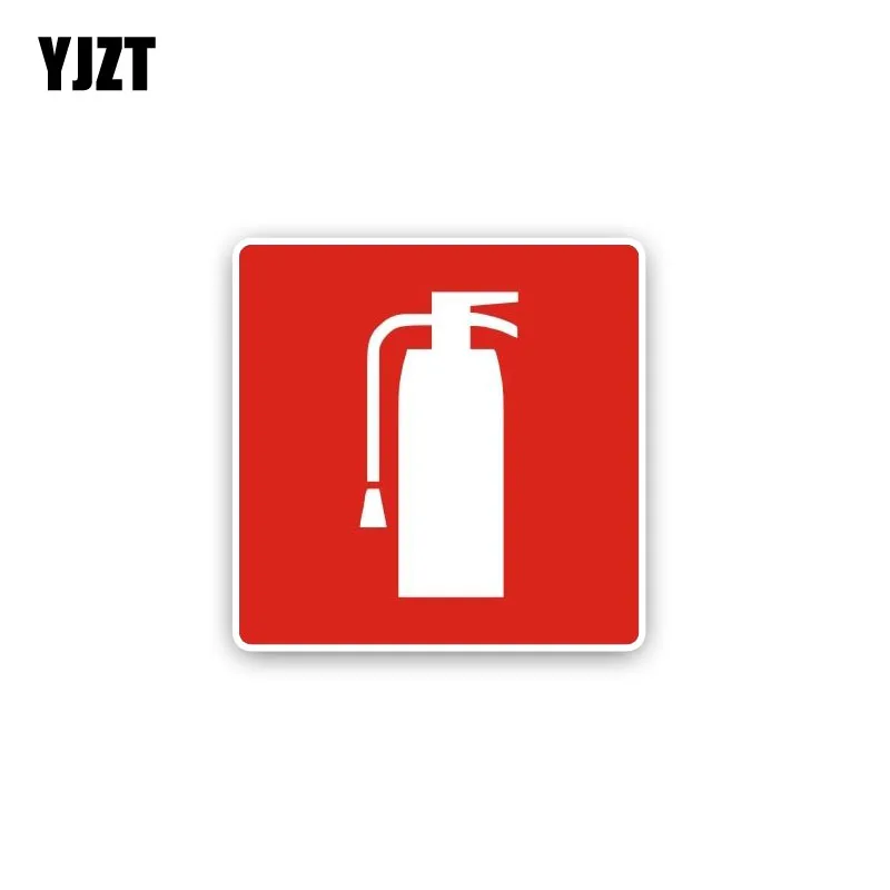 

YJZT 15CM*15CM Car Sticker Personality Fire Extinguisher PVC Decal 12-0411