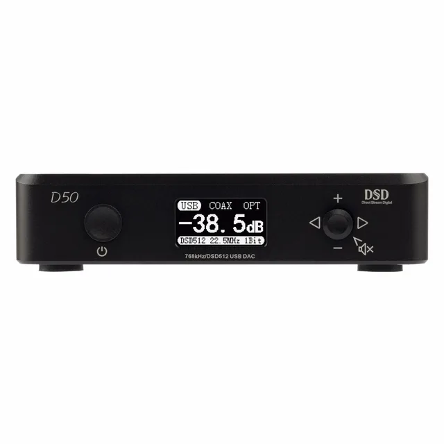 Topping D50 dsd dac audio amplifier xmos es9038q2m DSD512/PCM768 USB/OPT/COAX input desktop 32Bit/768KHz DAC decoder