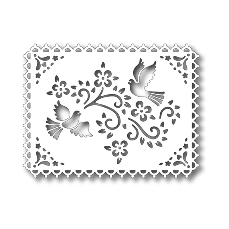 

DiyArts Bird Tapestry Metal Cutting Dies New 2019 For Scrapbooking Card Making Album Embossing Crafts Die cut Mat