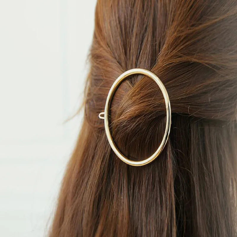 

Hair Accessories Hair Clip for Women Girls Vintage Hairpin Princess Barrettes Hairpins Triangle Circle Moon Styling Accessory