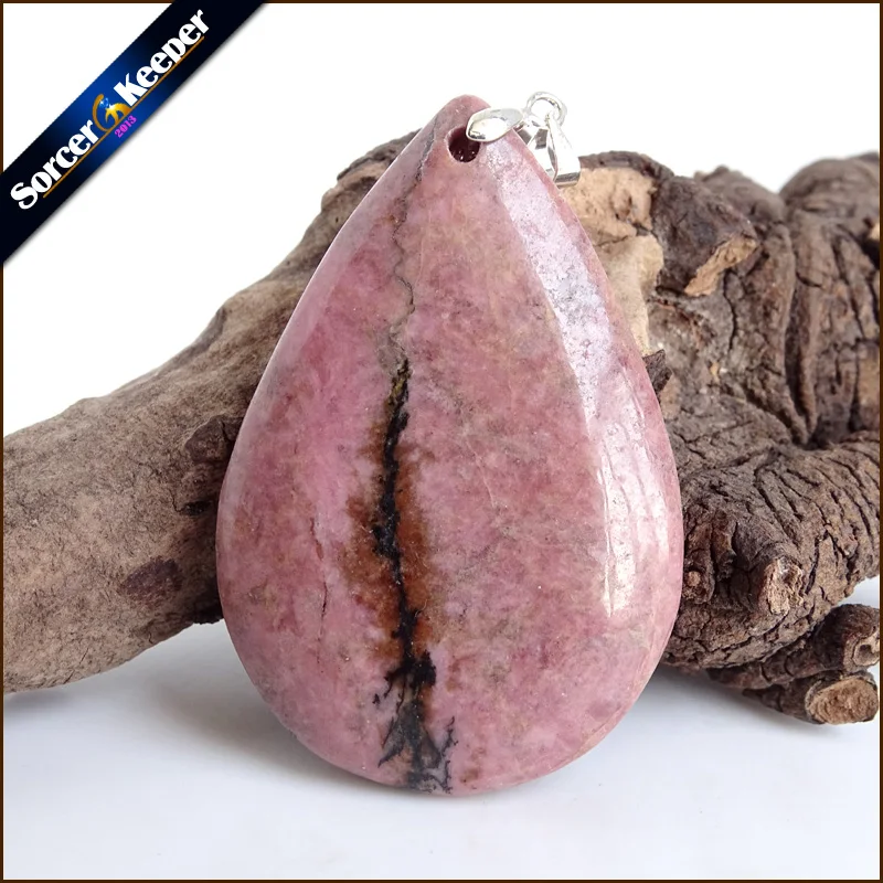 

Fashion Real Rhodonite Stone Pendant Natural Stone Cabochon Beads Diy Necklace Pendants Jewelry Making Gem Accessory ZS242