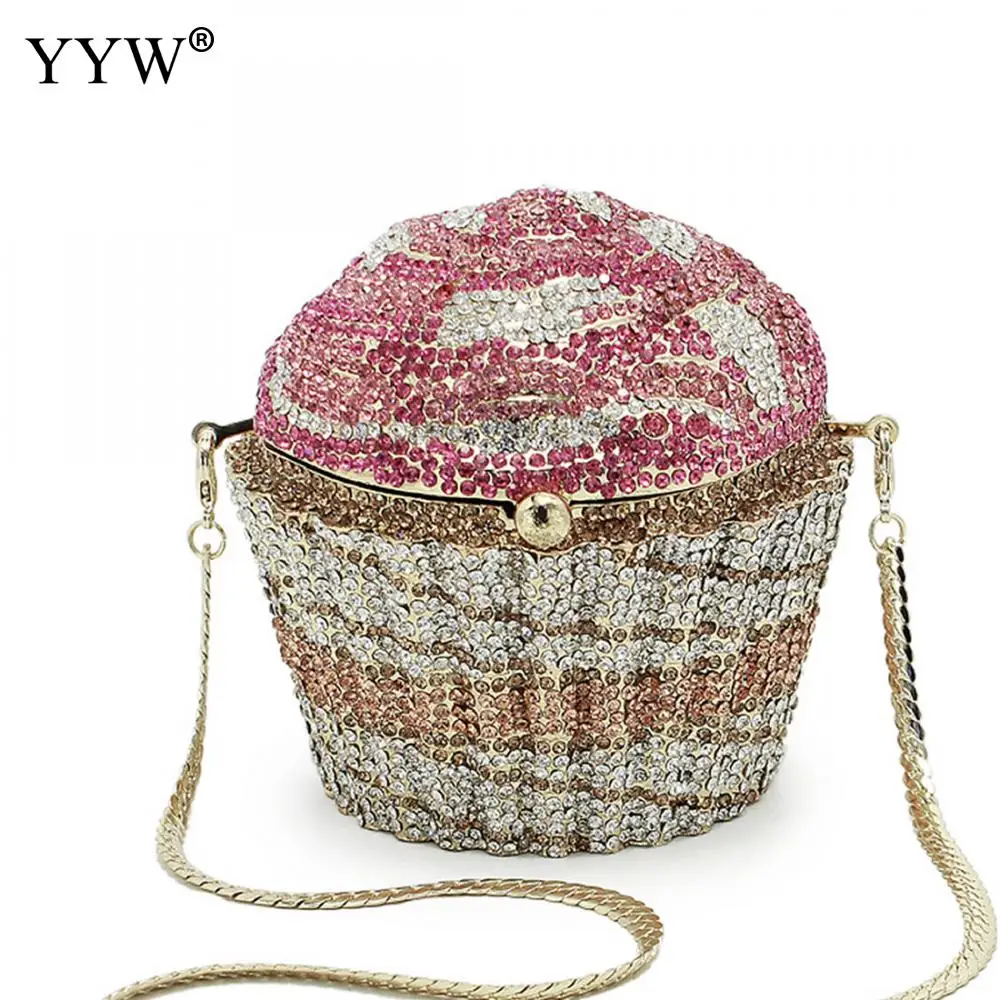 

Evening party bags Clutch Bag Messenger Crossbody bag Women Mini Fashion Shoulder Bag 2018 Rhineston Diamonds design