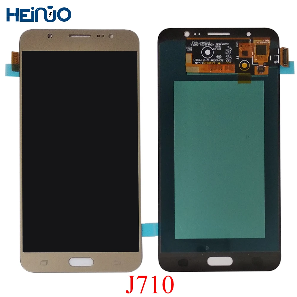 

Super Amoled HD LCD For Samsung Galaxy J7 2016 J710 SM-J710F J710M J710H J710FN LCD Display Touch Screen Digitizer Assembly Part
