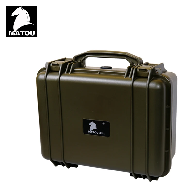 

Tool case toolbox waterproof protective equipment case camera case suitcase with pre-cut foam lining Panel installation box