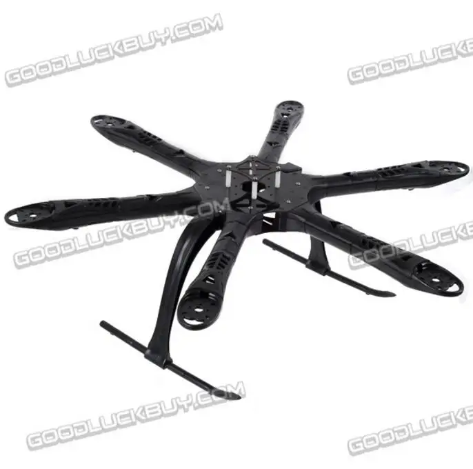 

High Quality FLYINGHUNTER Hex6 550 Helicopter Aircraft Frame Multicopter with Landing Skid