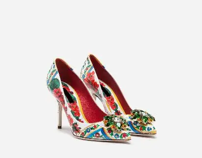

2019 new fashion wild pointed high-heeled Pointed Toe Thin Heels ladies shoes Weeding Pumps Party High Heel