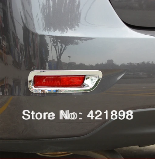 Для Nissan Sentra 2013 2014 2015 ABS хромированная лампа заднего противотуманного фонаря