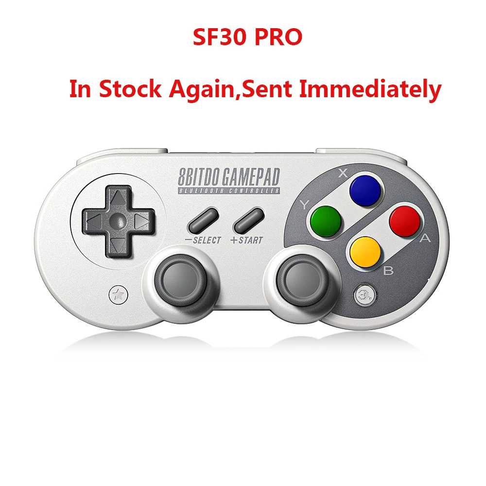 

8Bitdo SF30 Pro Gamepad For Nintendo Switch Windows MacOS Android Controller Joystick Vibration Wireless Bluetooth Controller