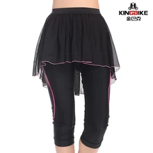 Велосипедные штаны Для женщин велошорты Спортивная одежда для езды на мотоцикле, велосипеде Костюмы мягкий узкие брюки, штаны, штаны с юбкой