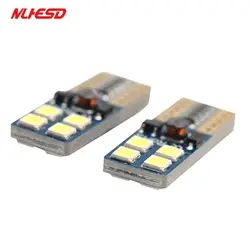 10 шт. марка автомобиля T10 8smd 3030 W5W белый CANBUS Нет Ошибка декодирования огни светодио дный Предупреждение лампы для освещения Sidermarker Парковка