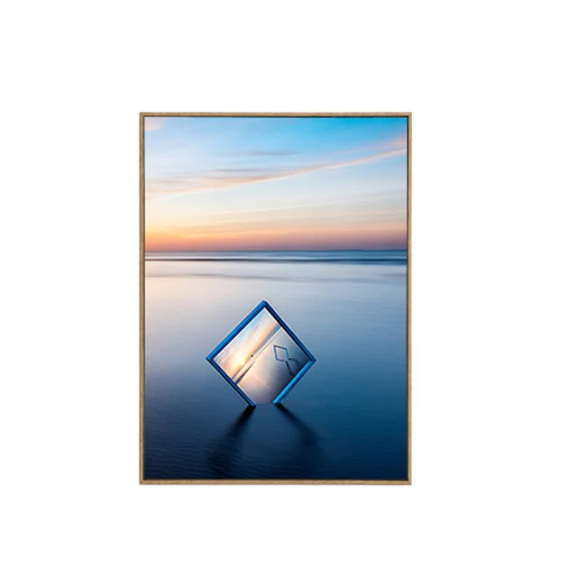 Scandinavian-Transparent-Photo-Frame-Sunrise-Landscape-Canvas-Painting-Aurora-Lighthouse-Wall-Picture-Seagull-Ocean-Poster-Decor.jpg_640x640 (2)