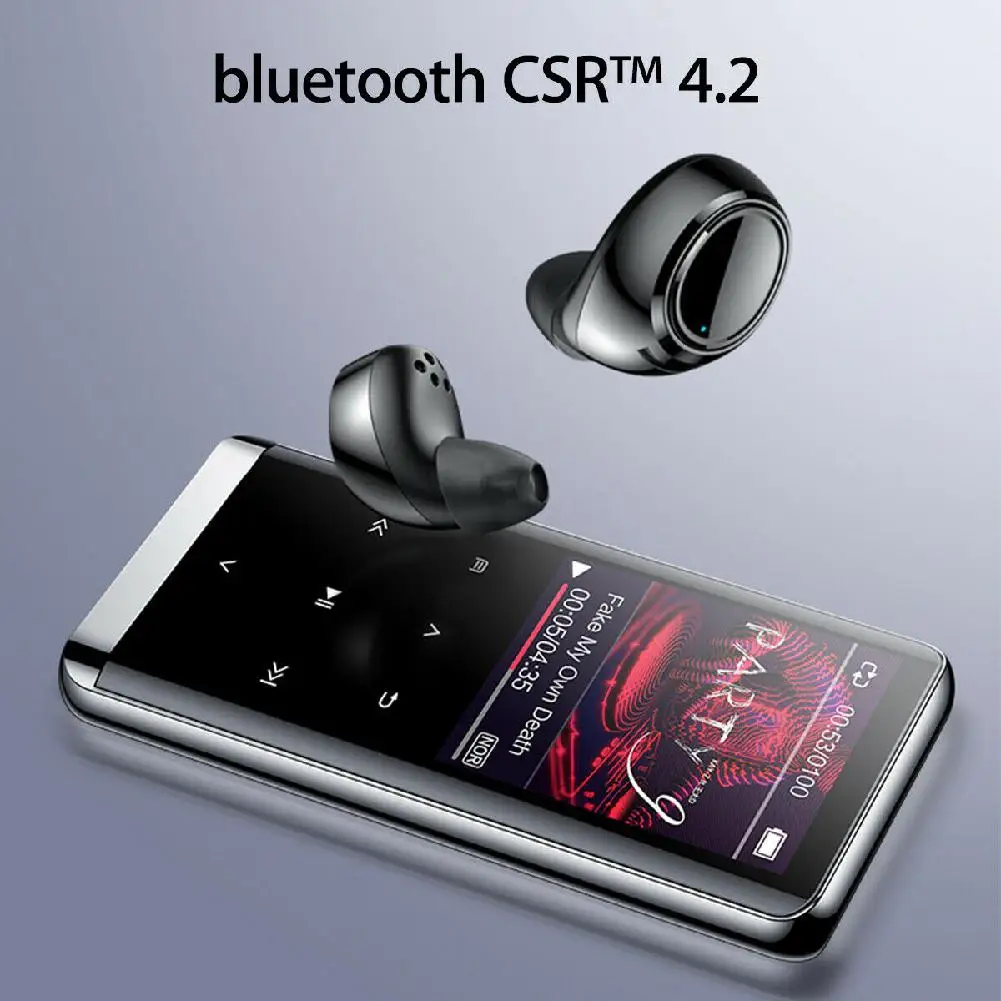 MP4 inalámbrico con Bluetooth, altavoces música deportivos HIFI, grabadora de Radio FM, reproductor MP3 portátil, r30|Reproductor MP4| - AliExpress