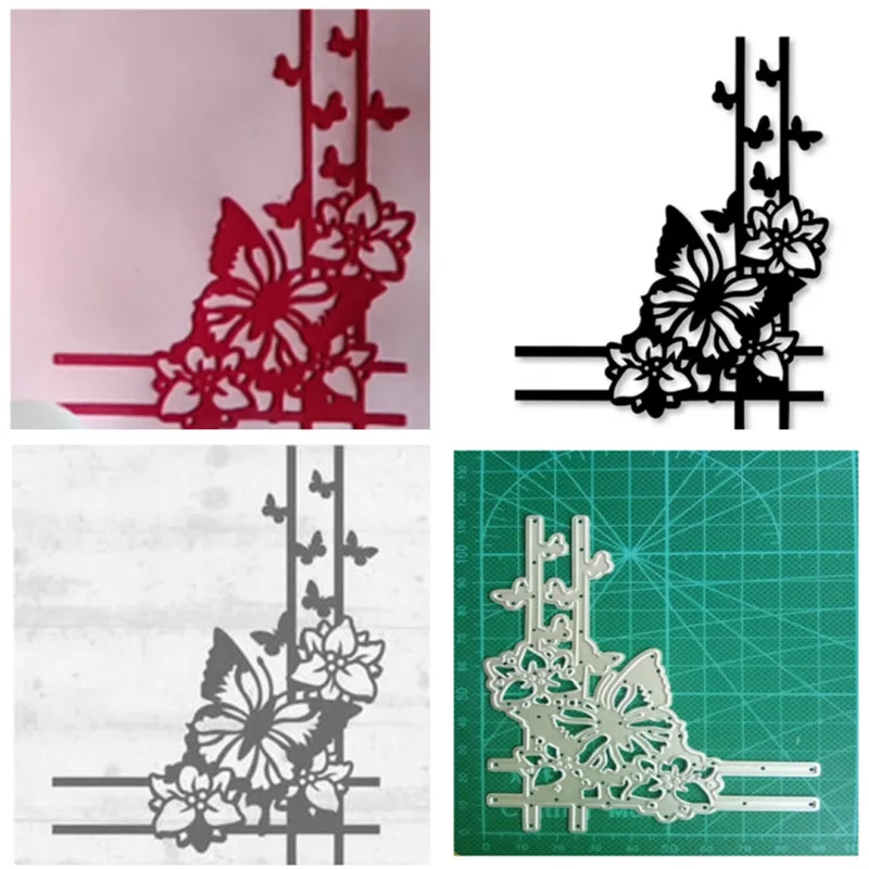 

Stunning Butterfly Flower Frame Metal Cutting Dies Scrapbooking Album Paper DIY Card decoration Craft Embossing Die Cuts