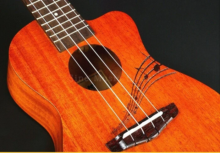 

23 inches 4 strings Mini Guitar Concert Rosewood Small Ukulele18 Fret Hawaiian Children Small Guitar Musical Instrument