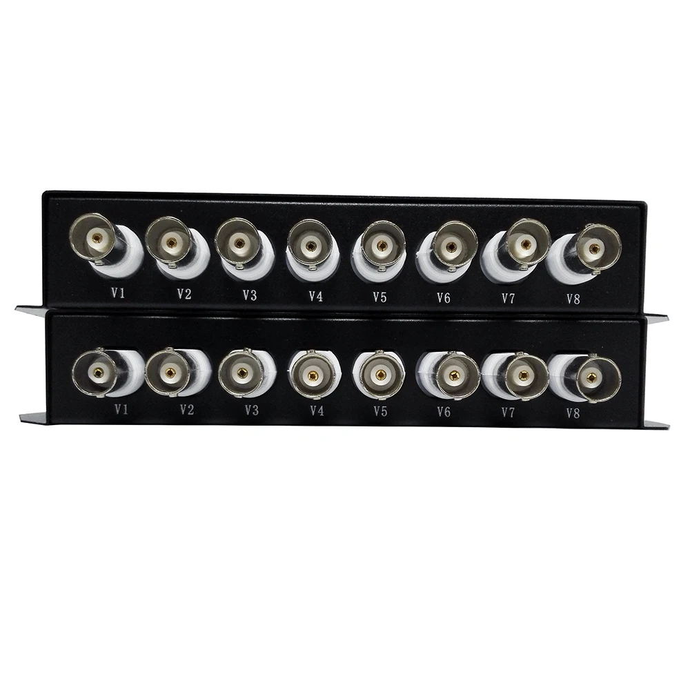 8ch 1.3MP 960 P/720 P HD видео AHD CVI TVI волоконно оптический преобразователь