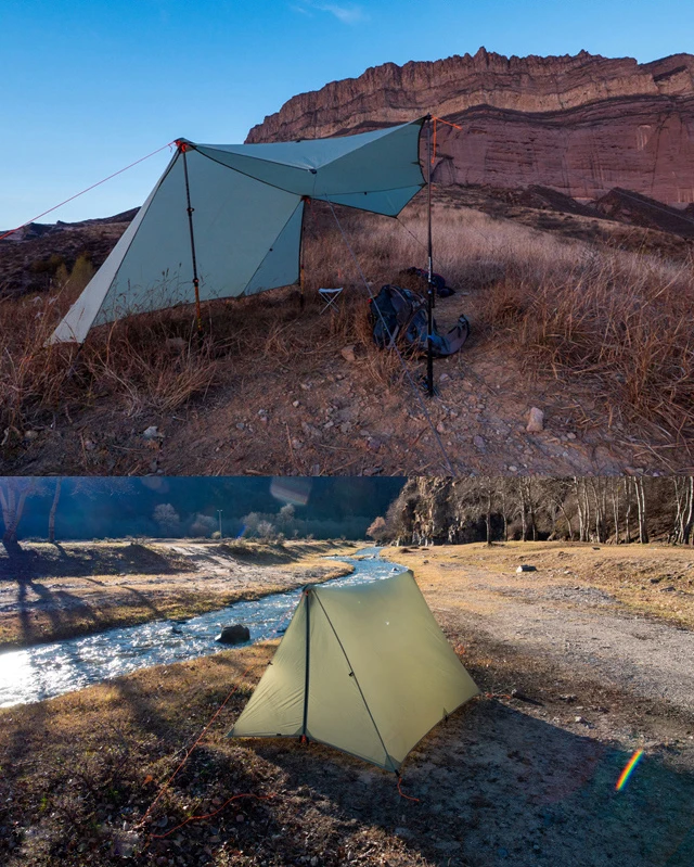 FLAME-S-CREED-Double-Side-Silicon-Coated-Ultra-light-20D-Nylon-Outdoor-Tarp-Shelter-Professional-Beach