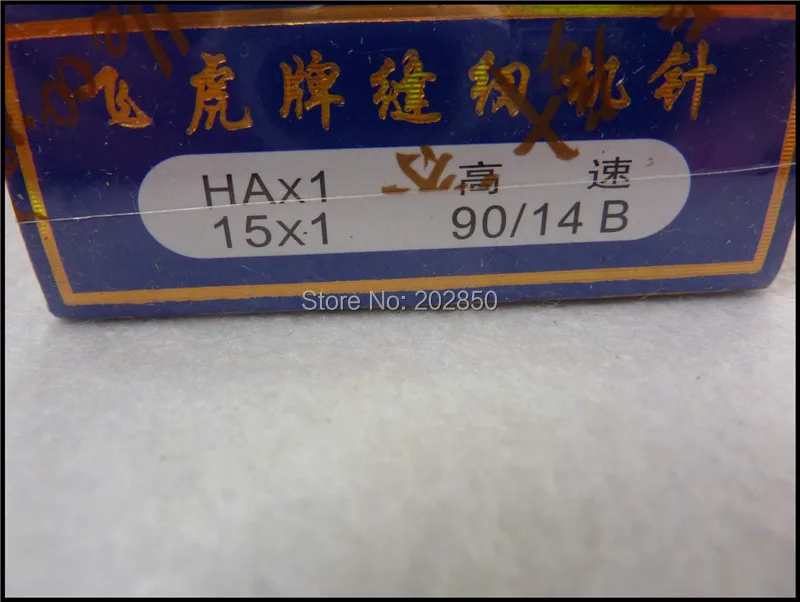 Бытовые швейные иглы для швейной машины, HAx1, 15x1,90/14, летающий тигр бренд, 100 шт. семена иглы/Лот, для швейных машин Singer, Brother, Janome, Feiyue