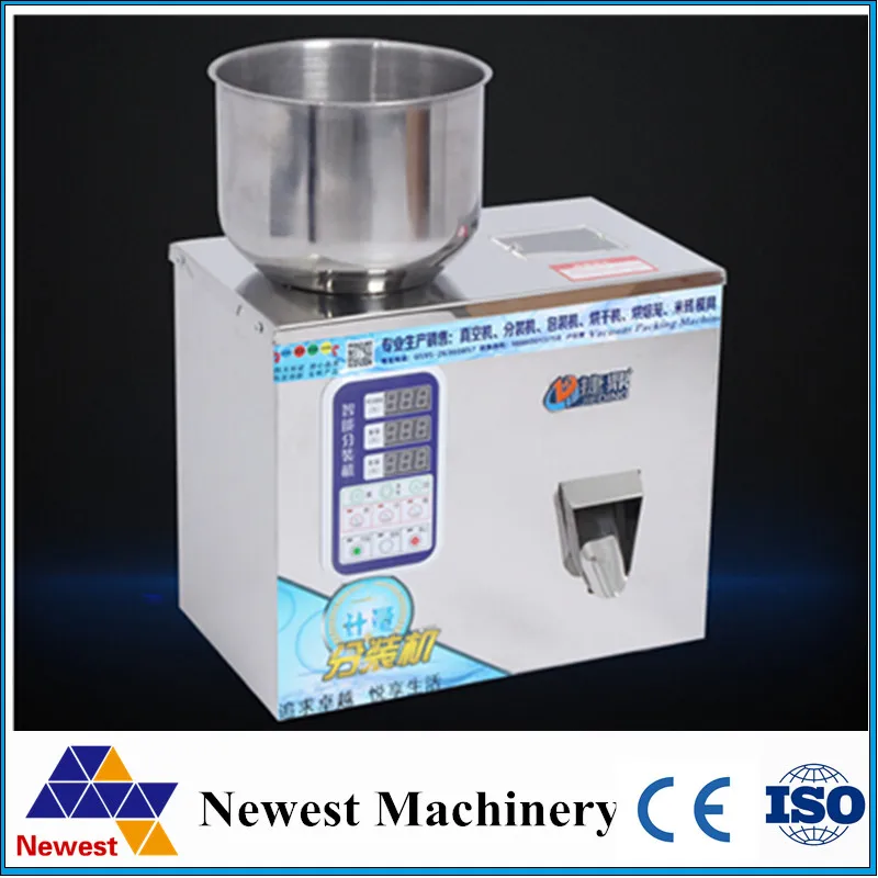 Excellent New type 1-20g tea weighing machine,grain,medicine,seed,salt packing machine,powder filler 1