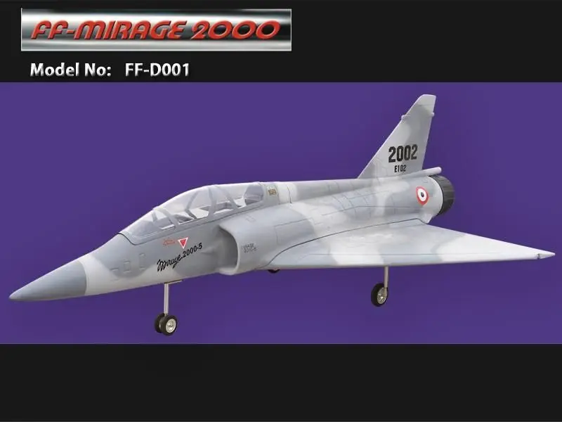FlyFly Hobby Mirage 2000 EPS EDF комплект с вентилятором 92 мм и с фиксированной зубчатой передачей, mirage2000, mirage-2000