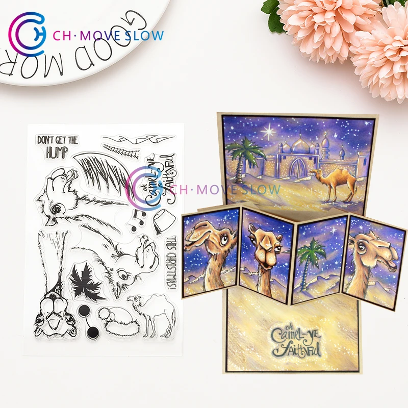 

CH Camel ye Faithful stamps DIY Scrapbooking Card Stencil Paper Cards Handmade Album Stamp Die Sheets