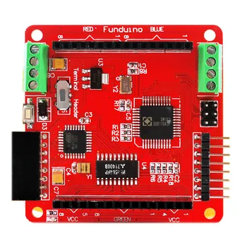 

Free shipping ! Full color 8 * 8 LED RGB matrix screen driver board Colorduino for arduino