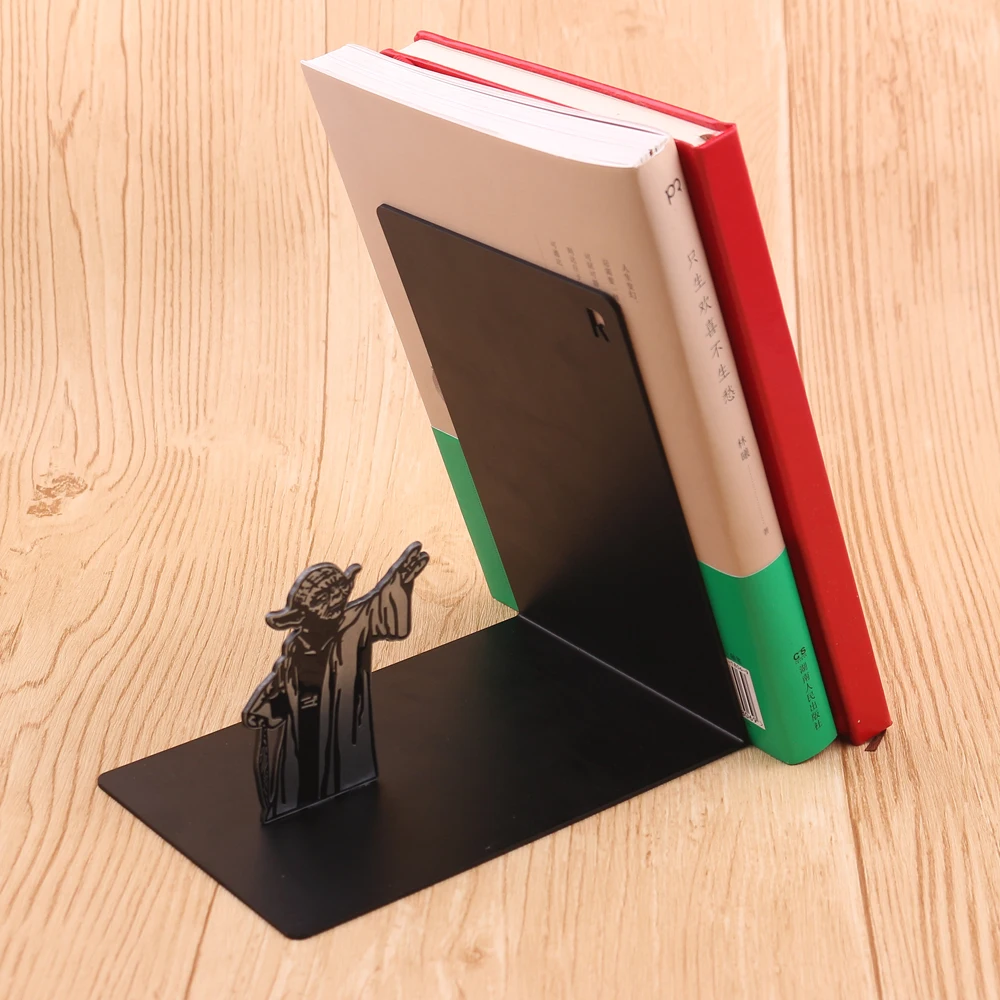 Книжная полка Bookrack Master Yoda из нержавеющей стали черный книжный шкафчик для