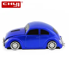 CHYI Wireless Mouse Ergonomic 2.4Ghz 1600 DPI VW Beetle Type 1 Car Family Wagon Recreational Vehicle Mouse For PC Desktop Laptop