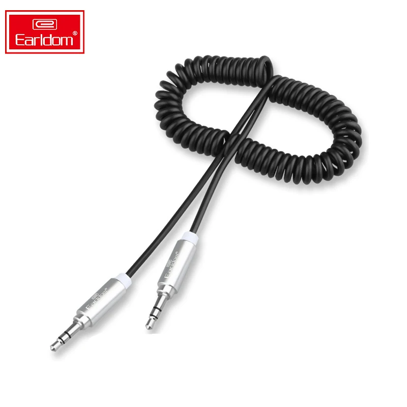 

AUX Cable Jack 3.5mm To 3.5 mm Audio Cable Jack Spring Design Audio Cable for Headphones Car Xiaomi redmi 5 plus Oneplus Cord