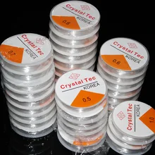 0,5 мм 0,6 мм 0,7 мм 0,8 мм 1,0 мм Сделай Сам ювелирный эластичный шнур, Кристальный эластичный шнур для бисероплетения нить для ожерелья и браслета CX08