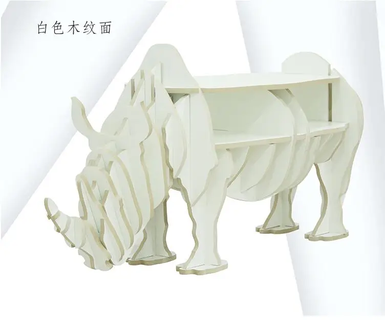 Assemble Wooden Rhinoceros Table Bookshelf Cabinet House Furniture table basse coffee table muebles Rhino statue tables Assemble Wooden Rhinoceros Table Bookshelf Cabinet House Furniture table basse coffee table muebles Rhino statue tables