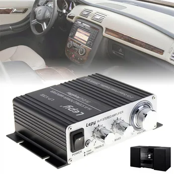 

Lepy Mini V3 20W 12V Hi-Fi Digital Stereo Car Amplifier MP3 Vehicle Auto Power Amplifier Car Amp for iPod