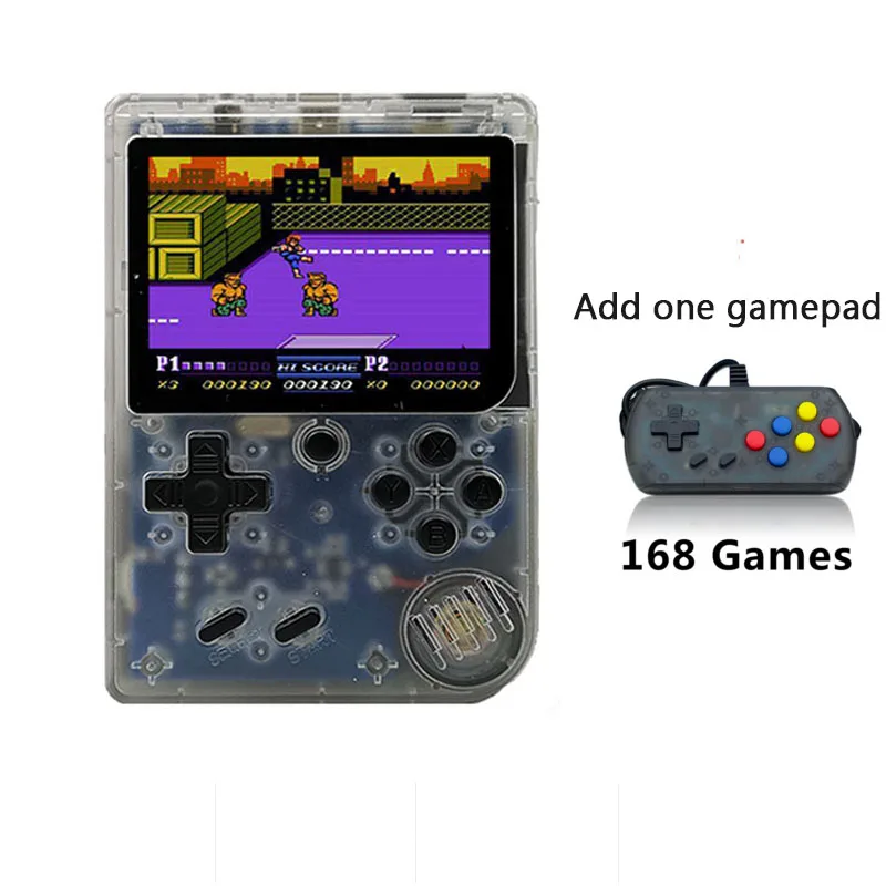 

CoolBaby RS-6 A Portable Retro Mini Handheld Game Console 168 Calssic Games 3.0inch 8 bit Color Game Player For FC Game Kid Gift