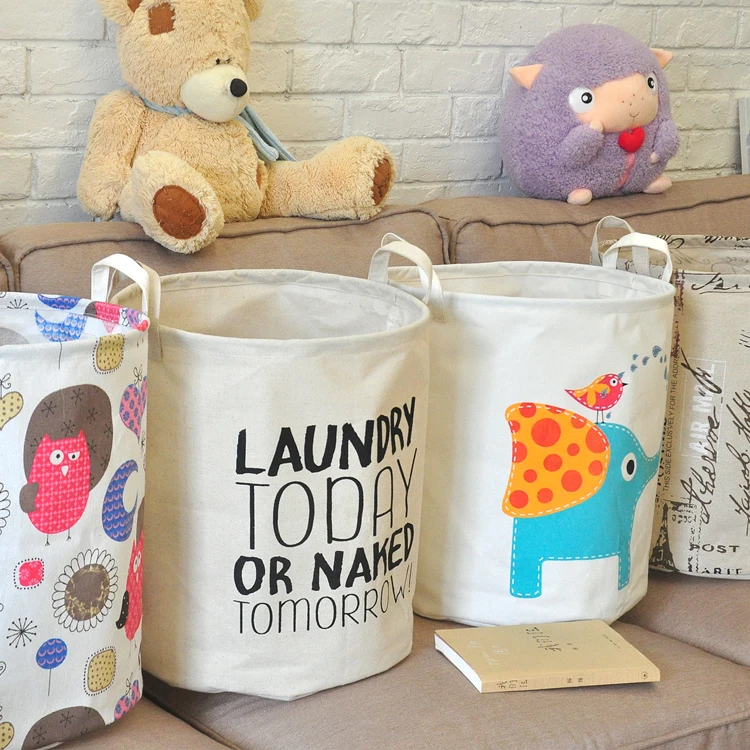 35*40cm Laundry Basket Storage Large Basket For Toy Washing Basket Dirty Clothes Sundries Storage Baskets Box