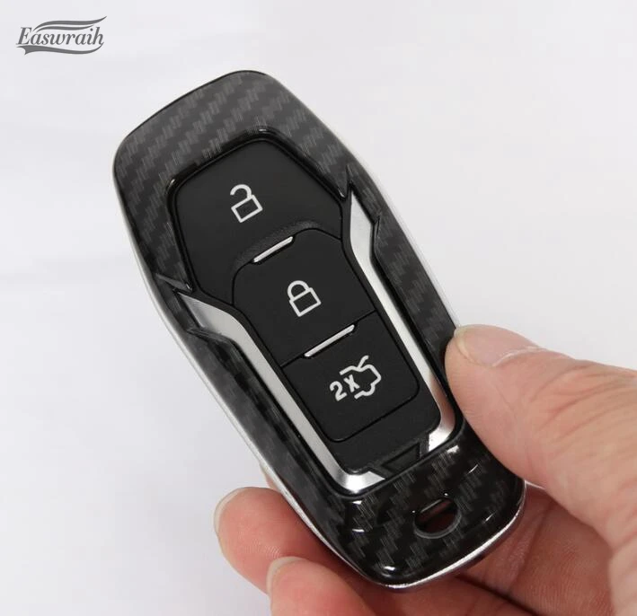 Автомобильный ABS чехол для ключей из углеродного волокна цепь Ford Everest Explorer Edge Focus