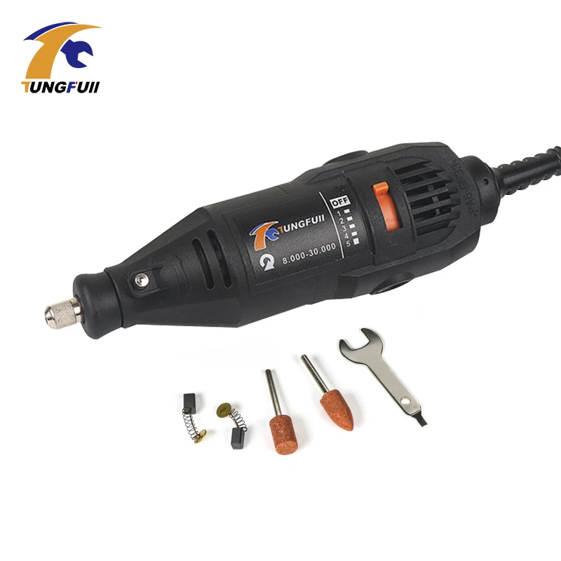 Tungfull стиль Dremel Мини дрель резьба ручка гибкий вал с зажимы поворотный