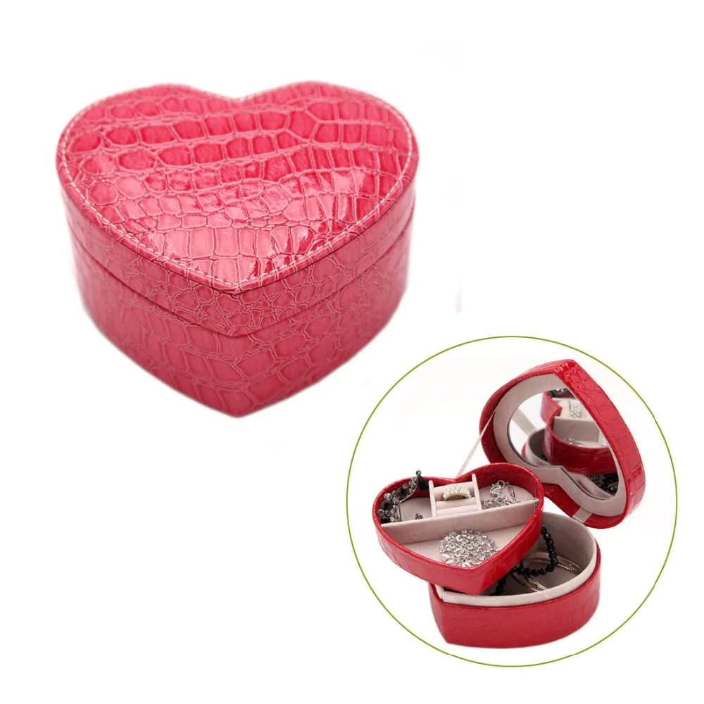 Jewelry Box Necklace Earring Jewellery Container Boxes Train Makeup