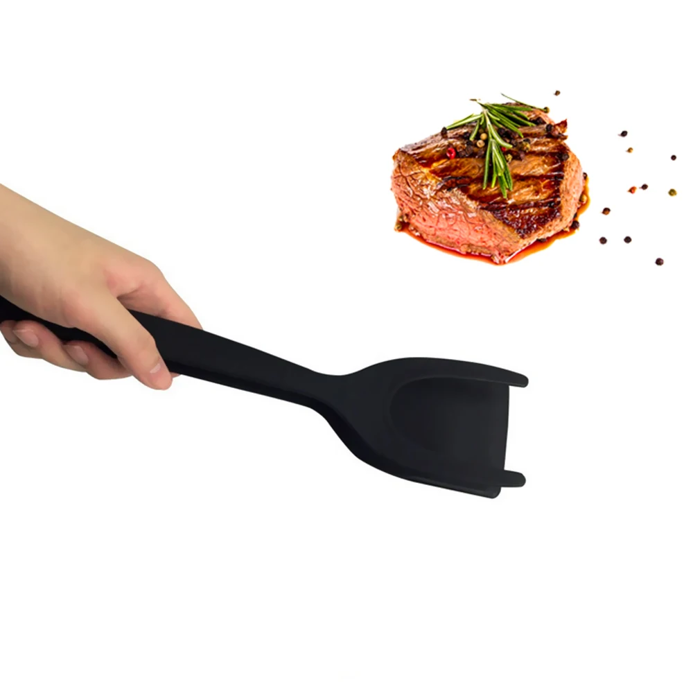 Силиконовая лопаточка щипцы для блинов тост омлет перевернутый зажим Beefsteak Turners омлет жареное яйцо зажим кухонные инструменты аксессуары