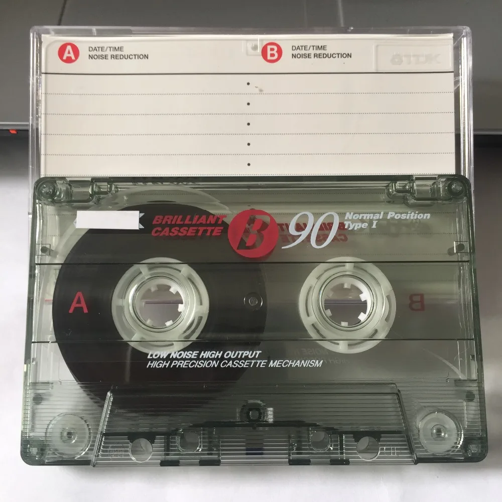 

Authentic TKB90 90 Minutes Normal Position Type 1 Recording Blank Cassette Tapes.