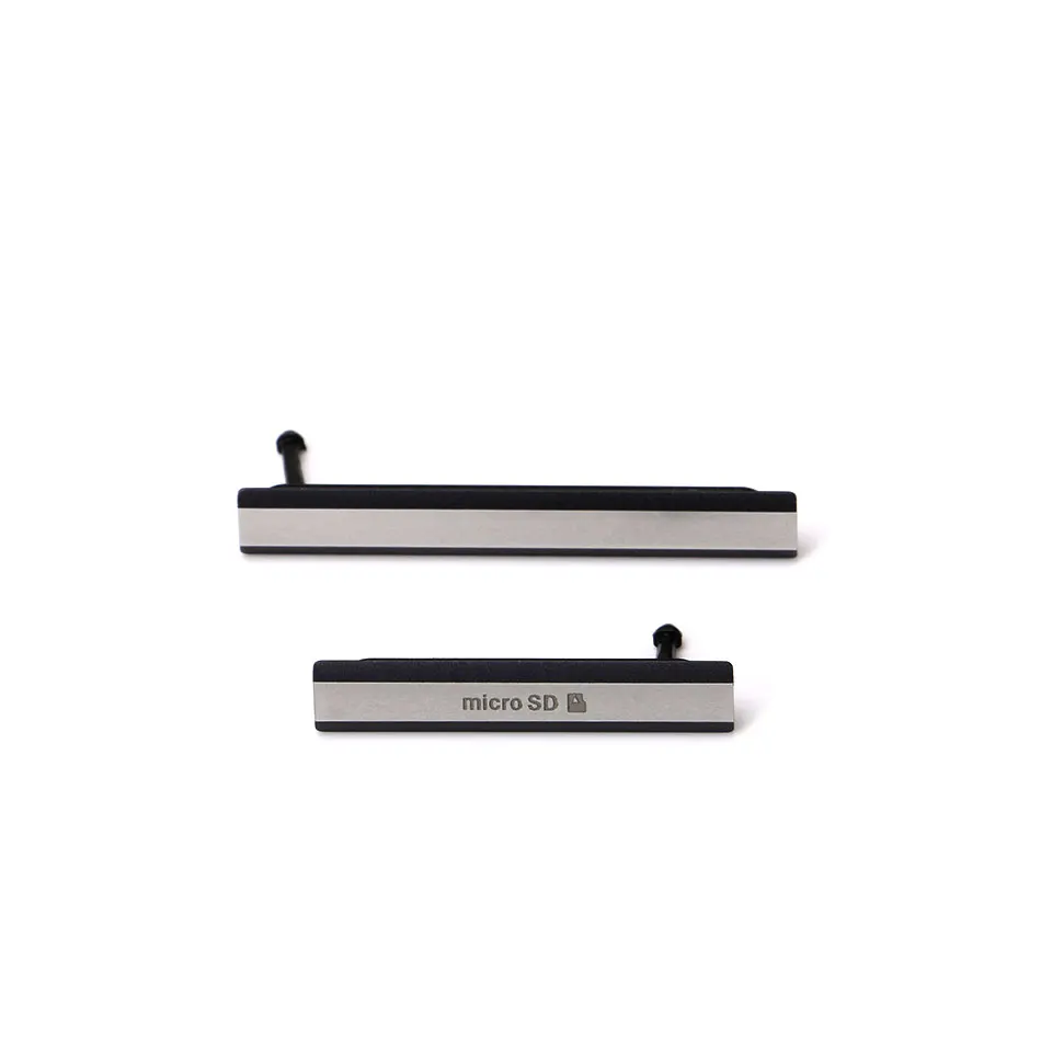 

Original Micro SD USB Charging Port SIM Card Dust Plug Slot Cover Set for Sony Xperia Z2 L50W D6502 D6503 D6543 Replacement