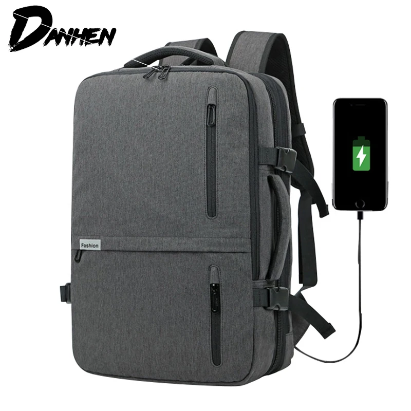 

DANHEN Men Business Backpacks Anti-Theft USB Charging Waterproof Laptop Schoolbags Teenage Travel Portable Multifunction Bag