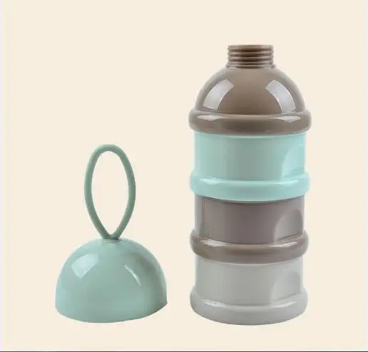 3 слоя дизайн портативный контейнер для детского питания коробка+ ложка мама эфирные практичные молочные Бутылочки для присыпки слой ing контейнеры