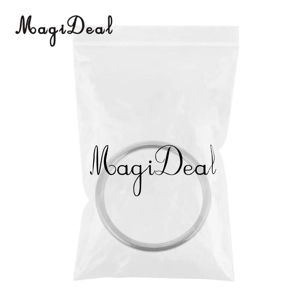 MagiDeal Durable Seamless Stainless Steel O Round Rings Circle Craft Webbing Boat Marine O Ring for Kayak Canoe Rowing Boat Acce