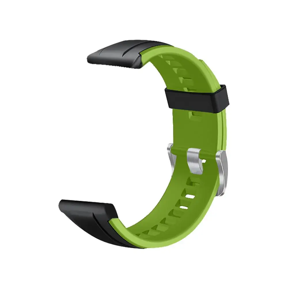 Сменный силиконовый ремешок для наручных часов для huawei Watch GT/GT Active 46 мм/Honor Magic Band Smartwatch ремешок для наручных часов - Цвет: Зеленый